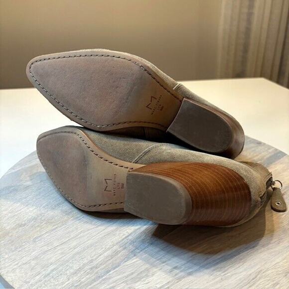 Marc Fisher Women's Teona Brown Suede Pointy Toe Ankle Boots Booties US Size 8.5 - Picture 7 of 10